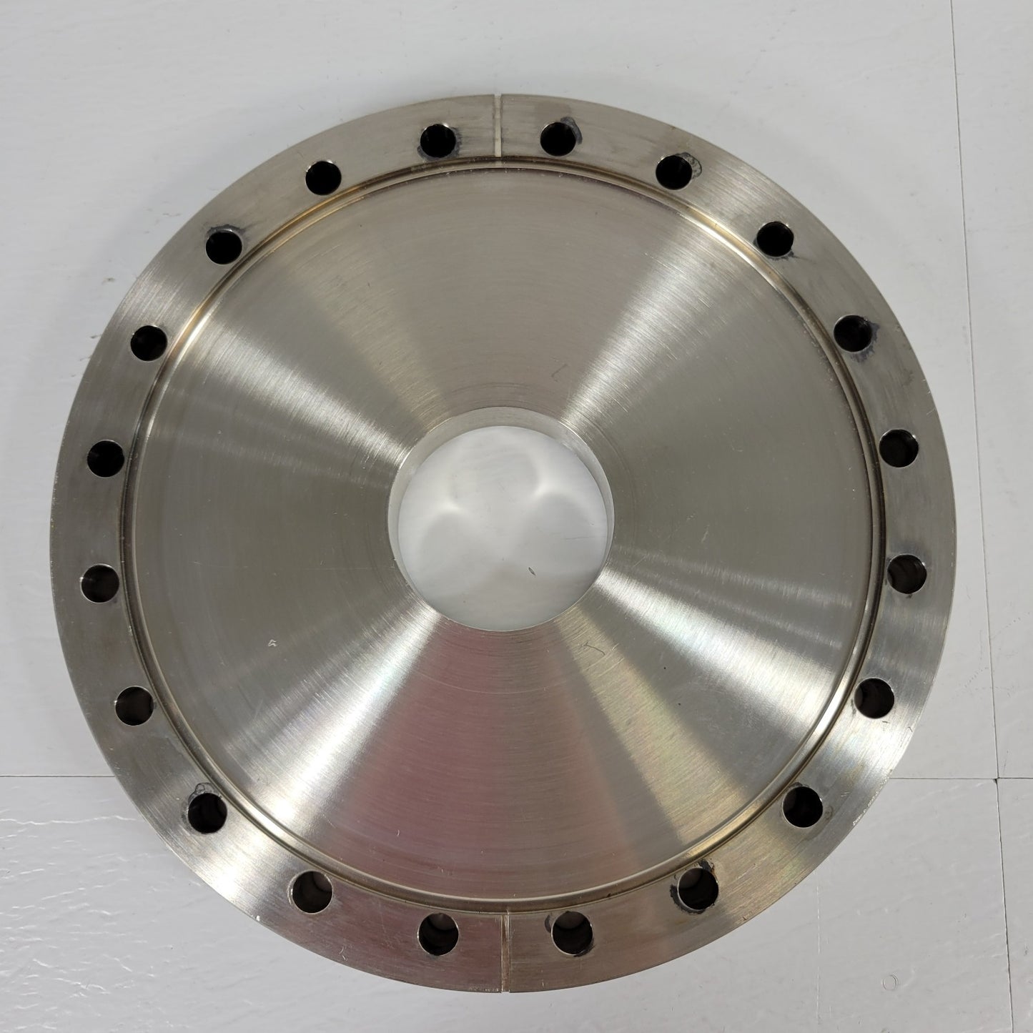 Varian DN160CF 8" Zero-Length Adaper High Vacuum DN63CF 4.5" Rubber Seal Flange