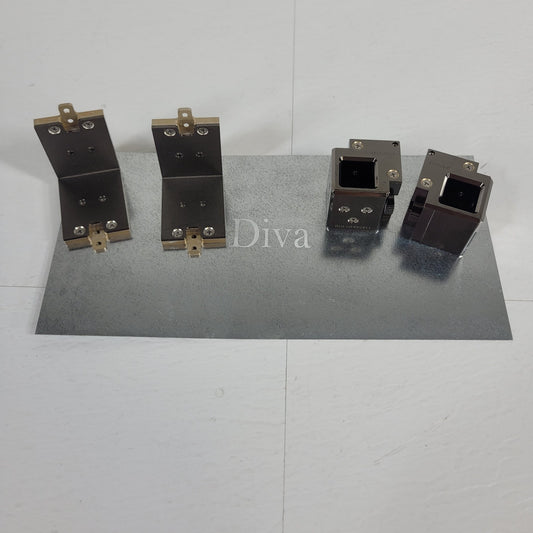 Lab Magnetic Bracket Assembly Machine Milled Steel Right Angle Cube 114743 Diva