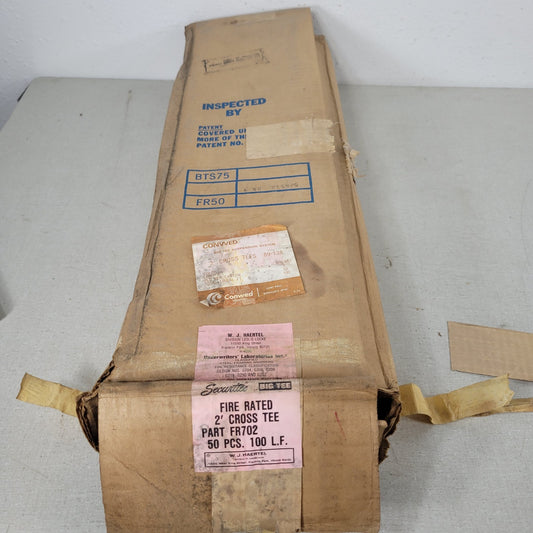 Conwed 89-138 Walnut Grain 2' Big Tee Suspension System Box Of 50 Piece 100 L.F.