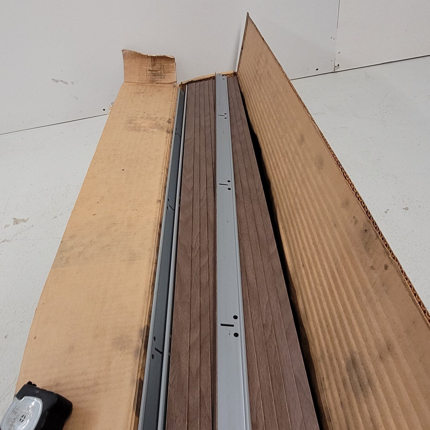 Conwed 89-148 Walnut 4' Drop Ceiling Cross Tee Box Of 50 Piece Steel Framing