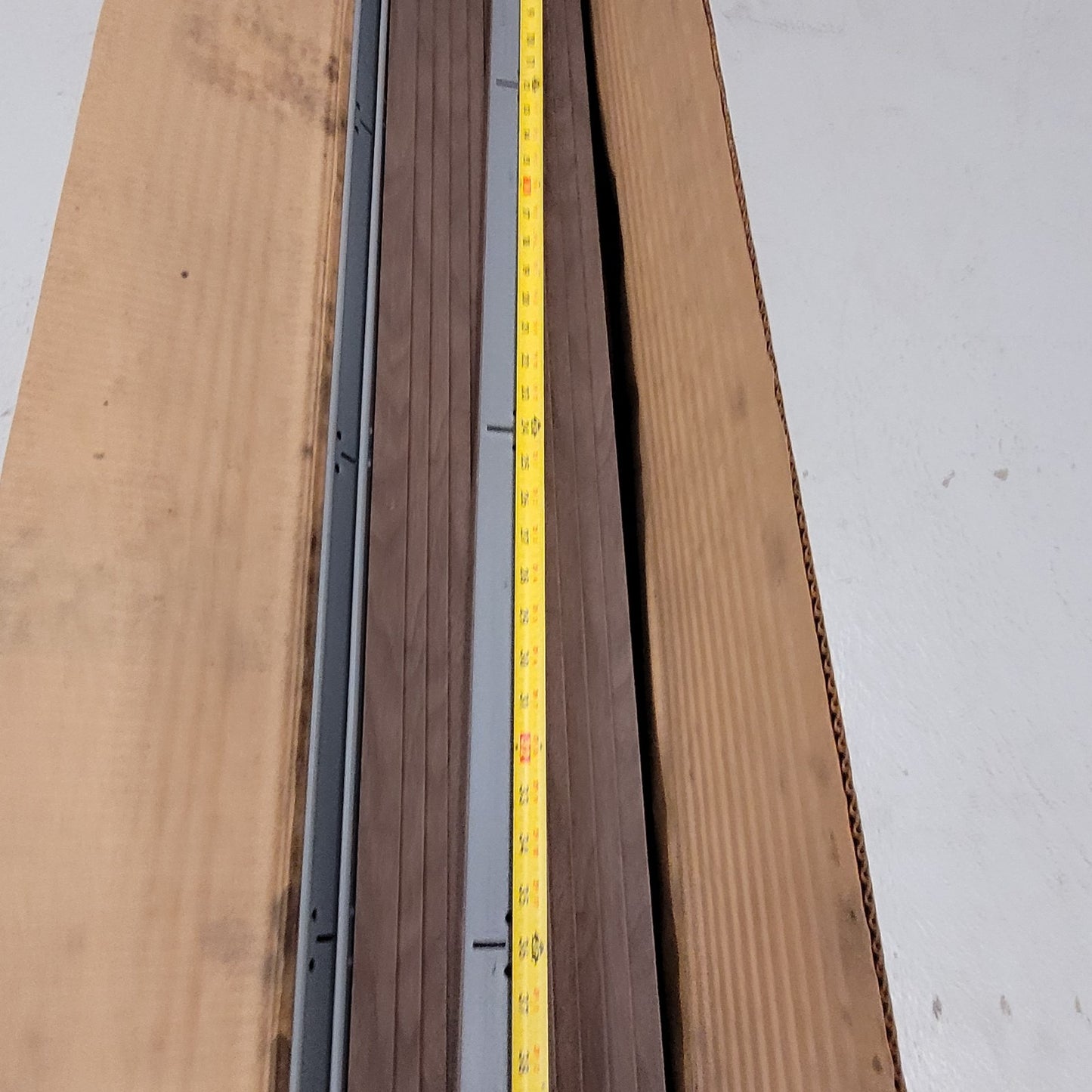 Conwed 89-148 Walnut 4' Drop Ceiling Cross Tee Box Of 50 Piece Steel Framing