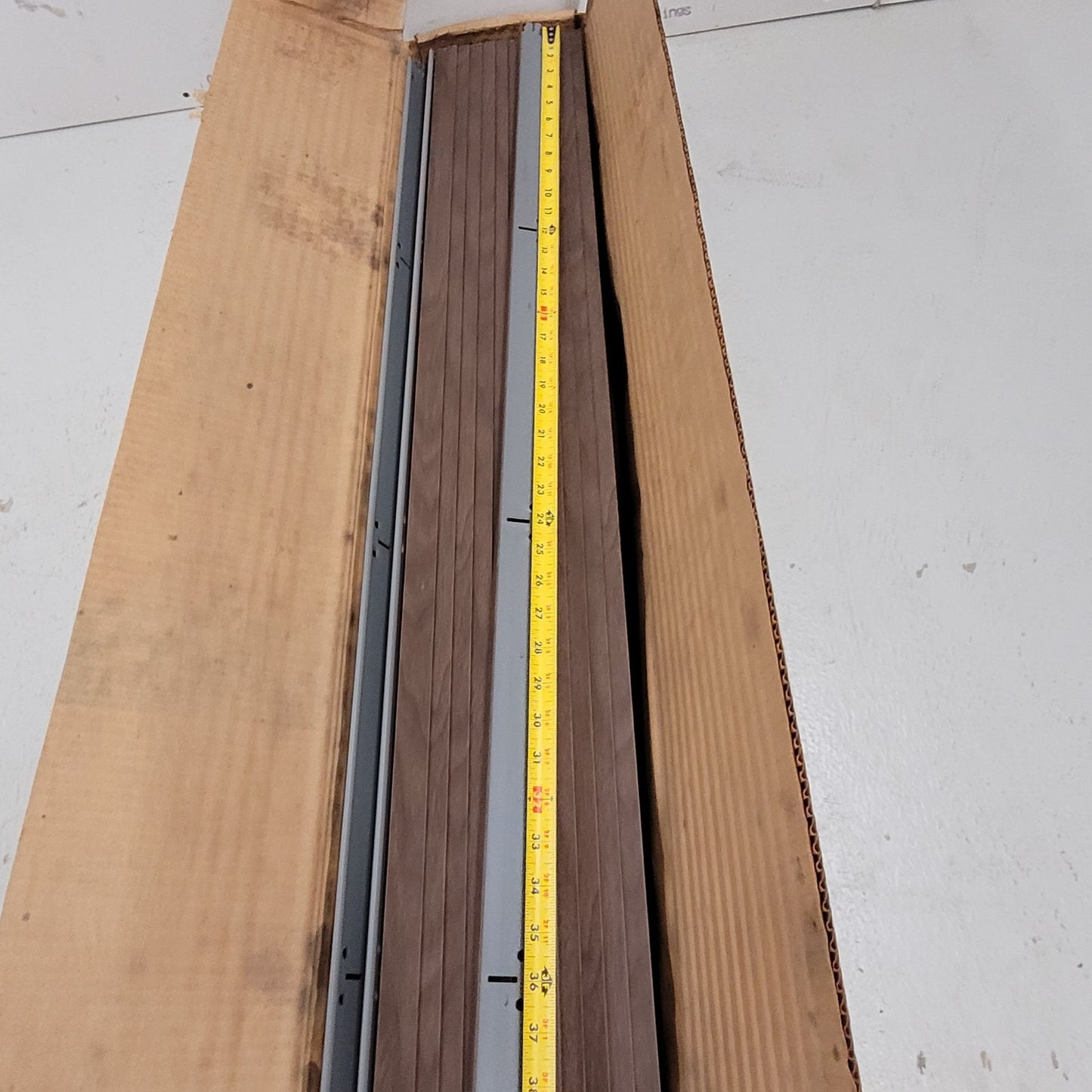Conwed 89-148 Walnut 4' Drop Ceiling Cross Tee Box Of 50 Piece Steel Framing
