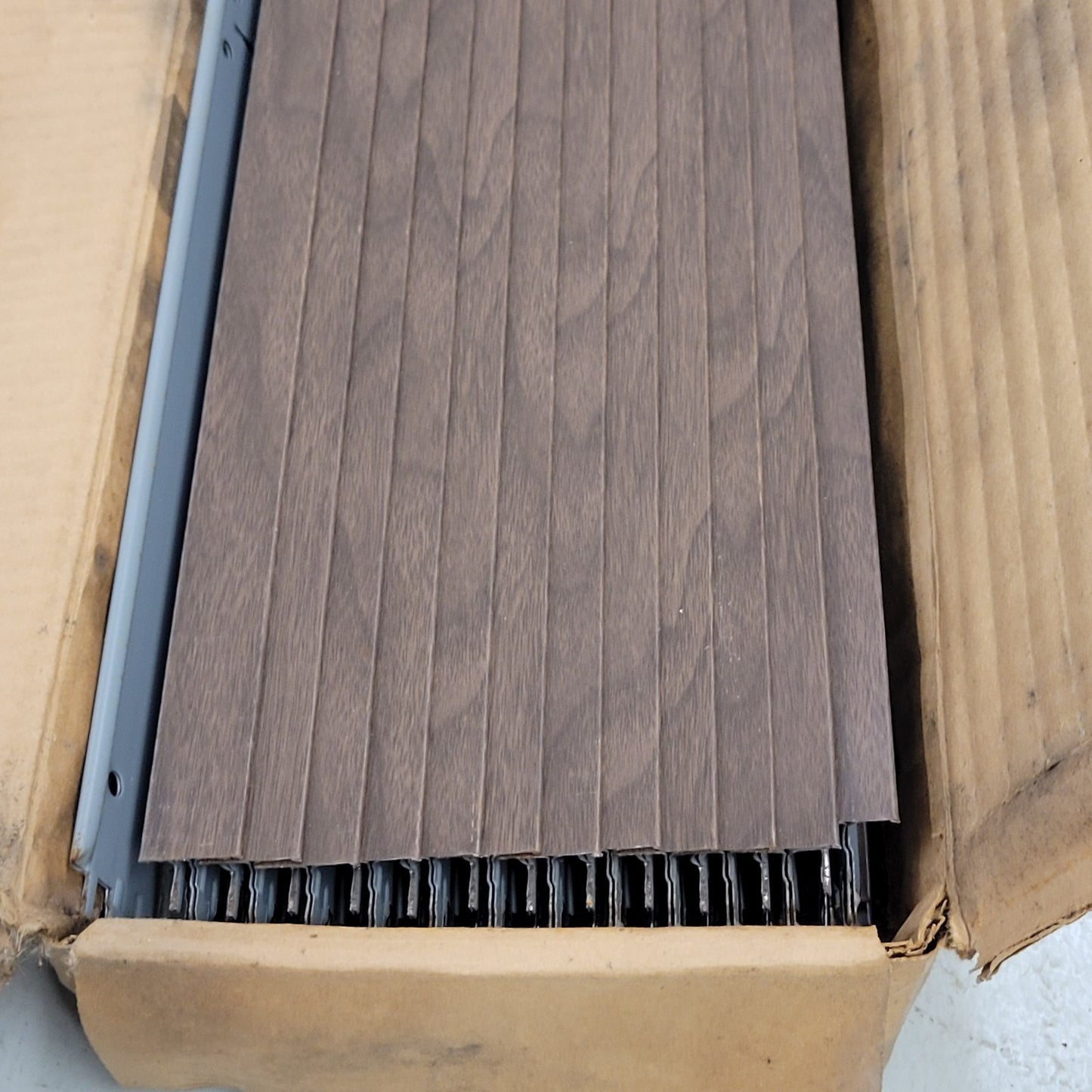 Conwed 89-148 Walnut 4' Drop Ceiling Cross Tee Box Of 50 Piece Steel Framing