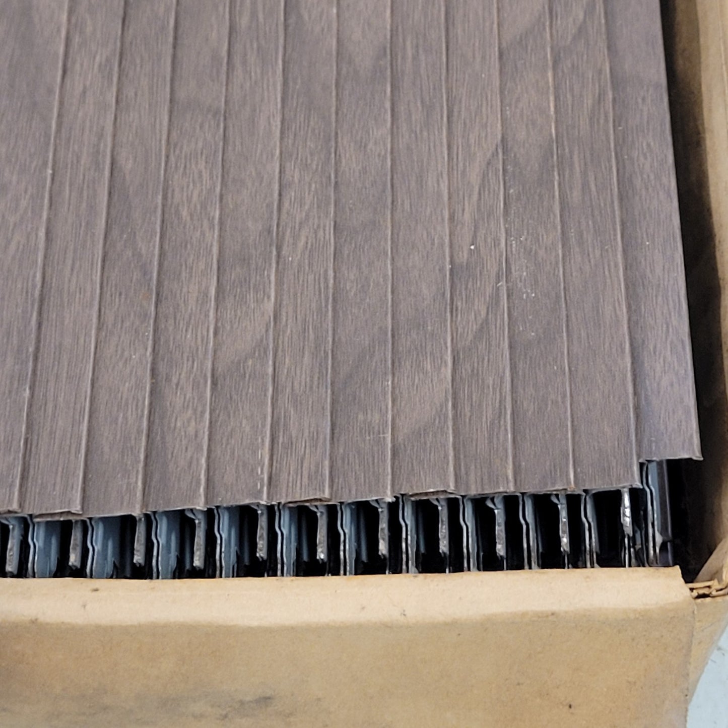 Conwed 89-148 Walnut 4' Drop Ceiling Cross Tee Box Of 50 Piece Steel Framing