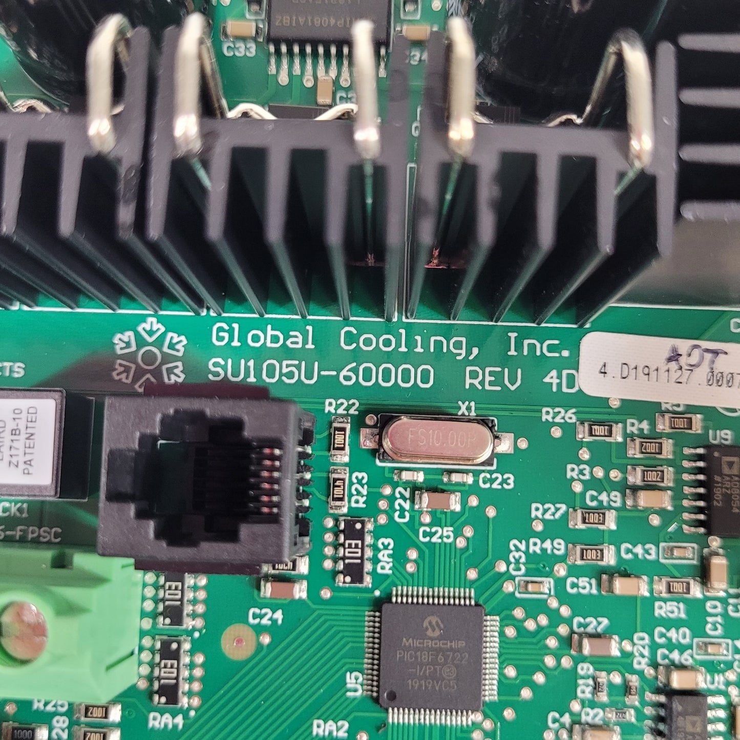 NOT WORKING Stirling Ultracold Circuit Board ULT25NEU SU105U-60000 Rev 4D PCB