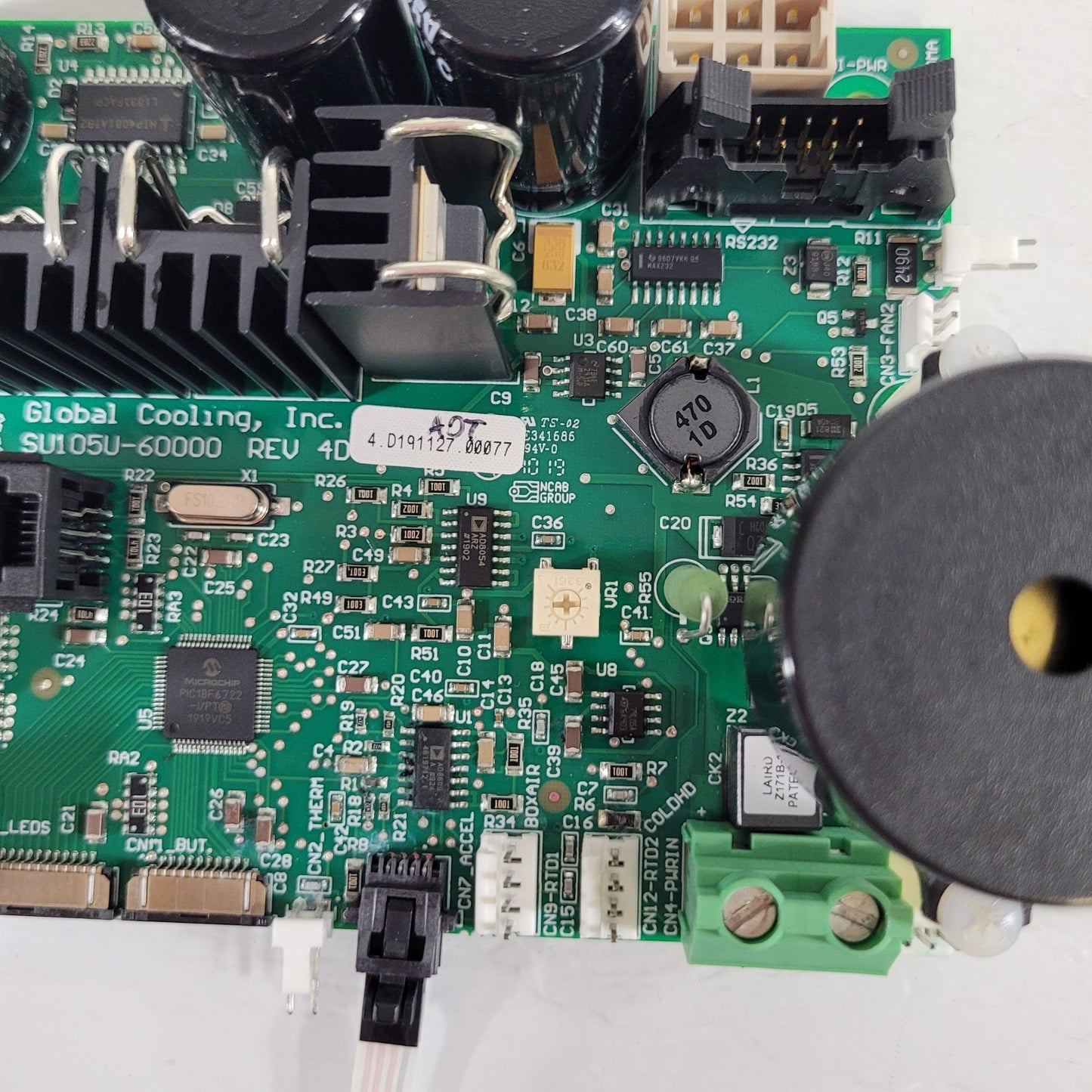 NOT WORKING Stirling Ultracold Circuit Board ULT25NEU SU105U-60000 Rev 4D PCB