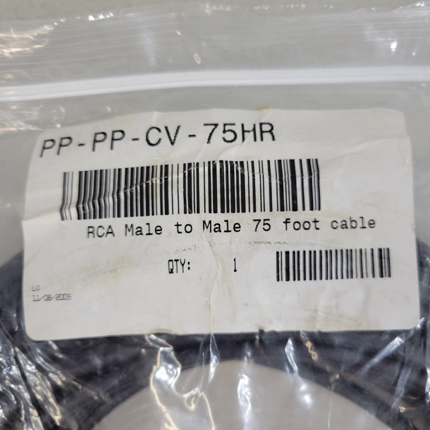 Comprehensive PP-PP-CV-75HR  AV/IT Plenum RCA Male to Male 75' Gold Plated Cable