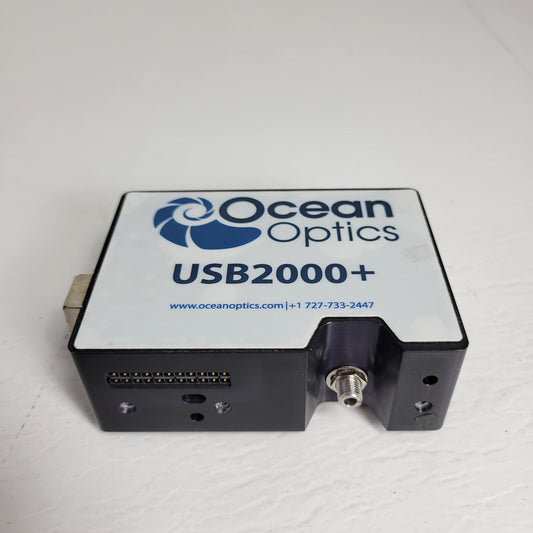 TESTED WORKS Ocean Optics USB2000+ Miniature Fiber Optic Spectrometer 340-1024nm
