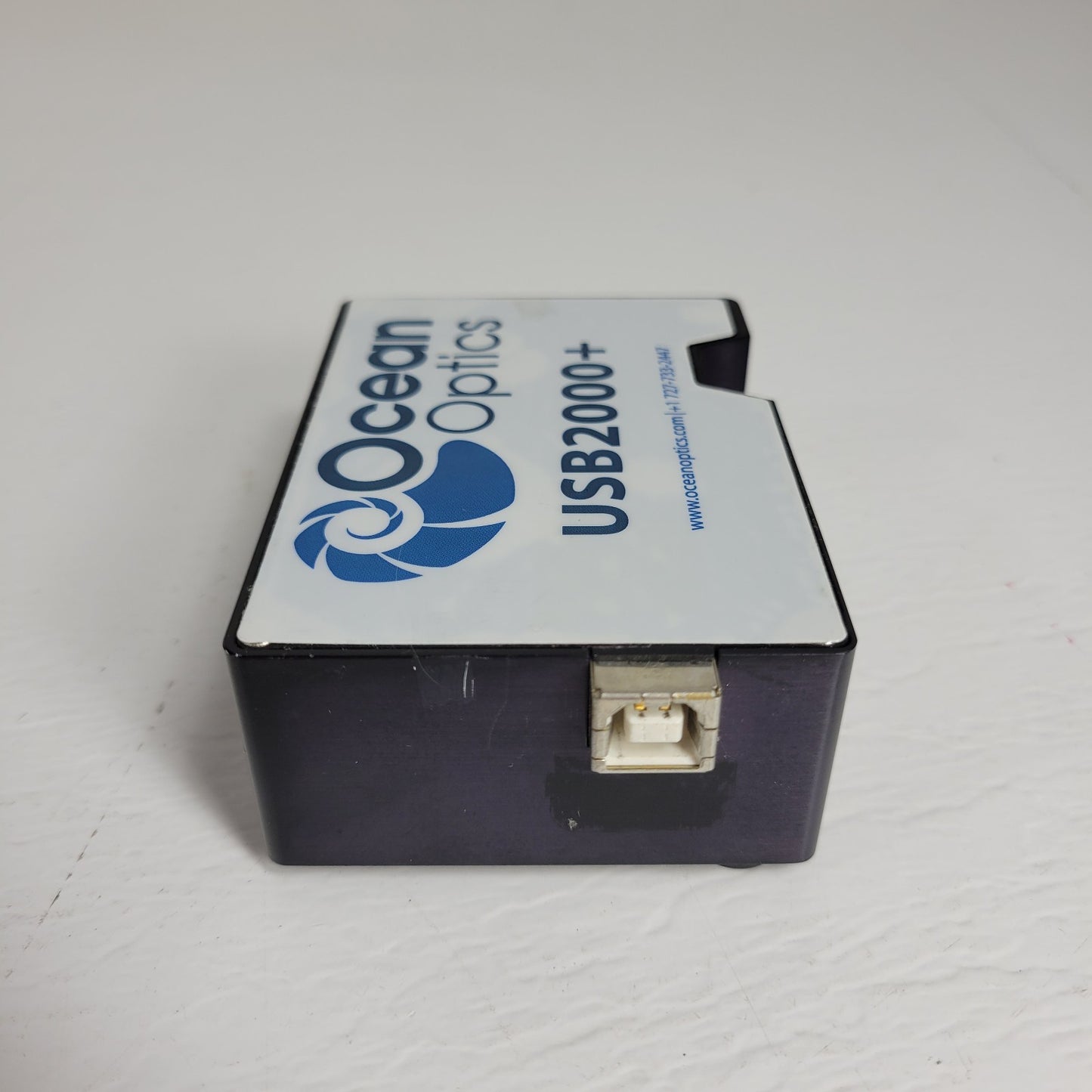 TESTED WORKS Ocean Optics USB2000+ Miniature Fiber Optic Spectrometer 340-1024nm