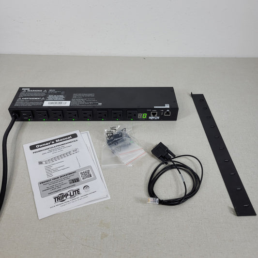 Tripp-Lite PDUMH15NET2LX 120V x 8 Power Distribution Unit PDU Load LAN Monitor