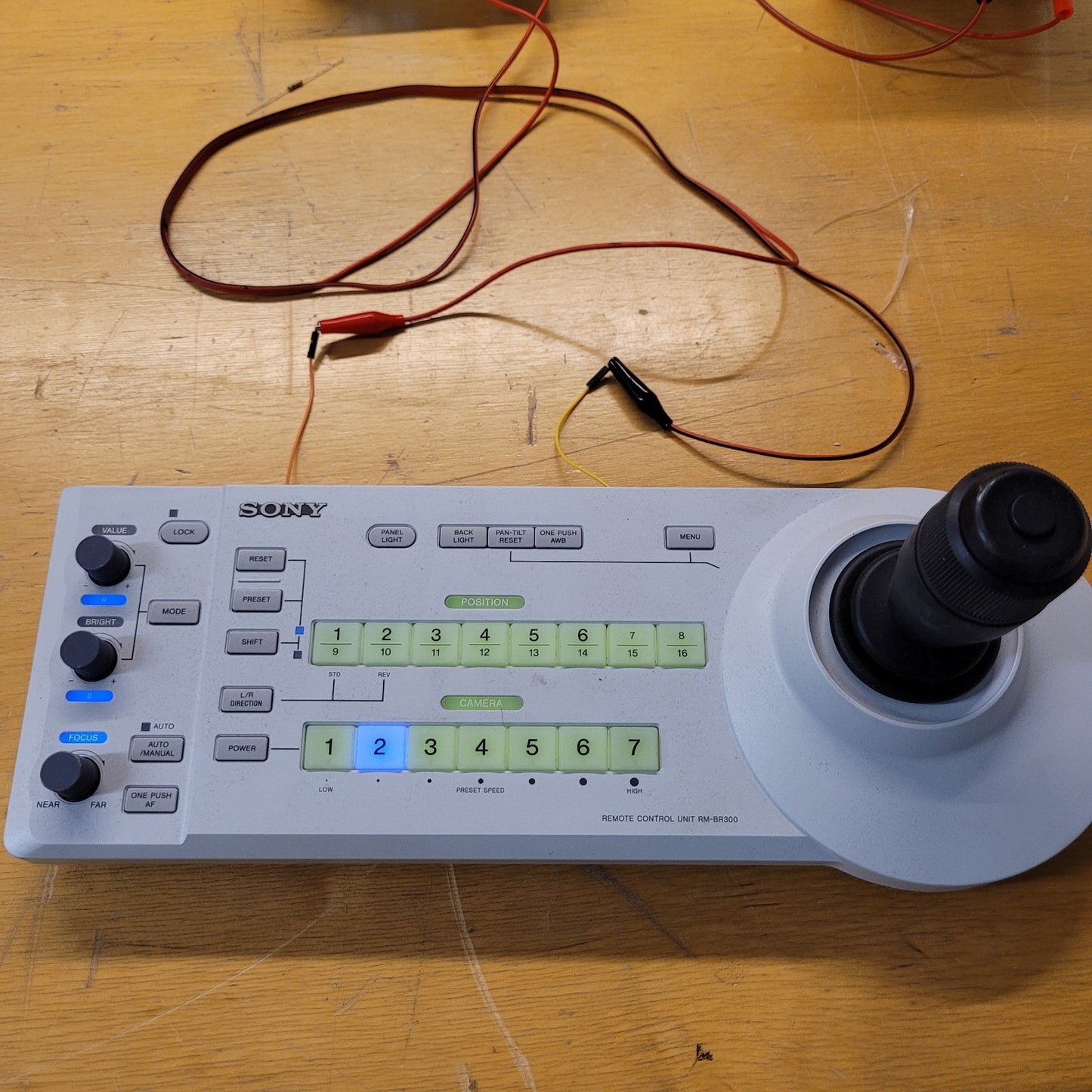TESTED Sony RM-BR300 Remote for Automatic Moving Camera Joystick Multi Output