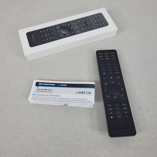 Crestron HR-310 Handheld Remote infiNET EX Customizable Engraved Button Infrared