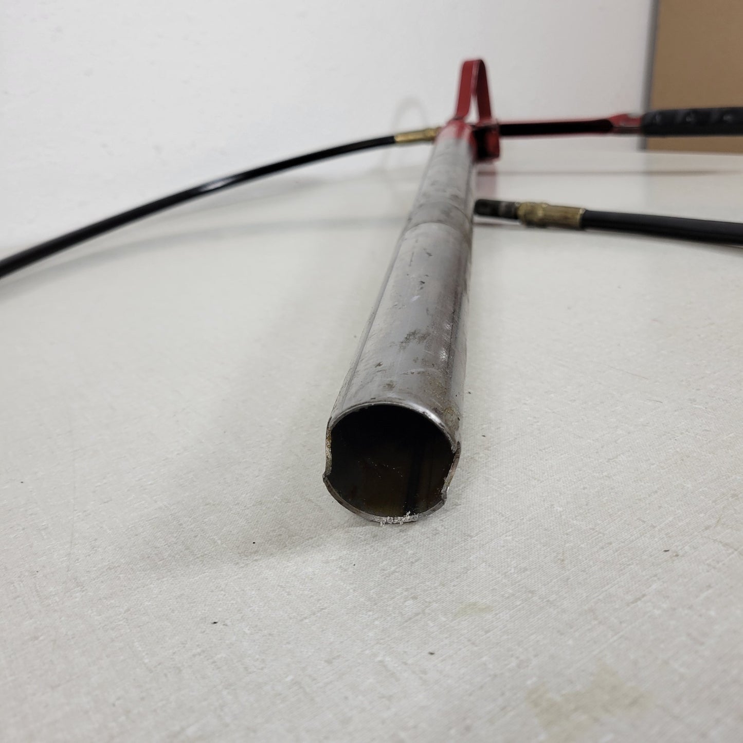 Vintage Hand-Pump Grease Gun Missing Bottom Tube Holder