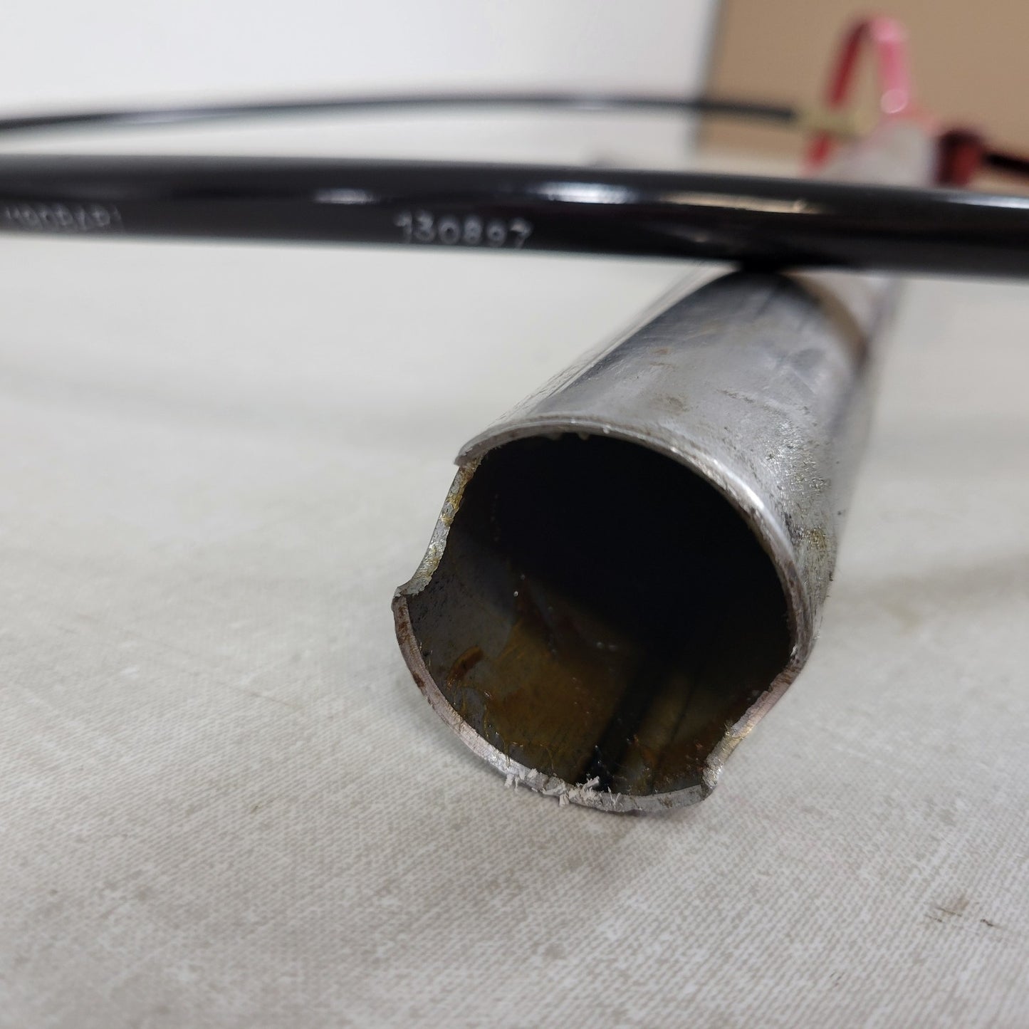 Vintage Hand-Pump Grease Gun Missing Bottom Tube Holder
