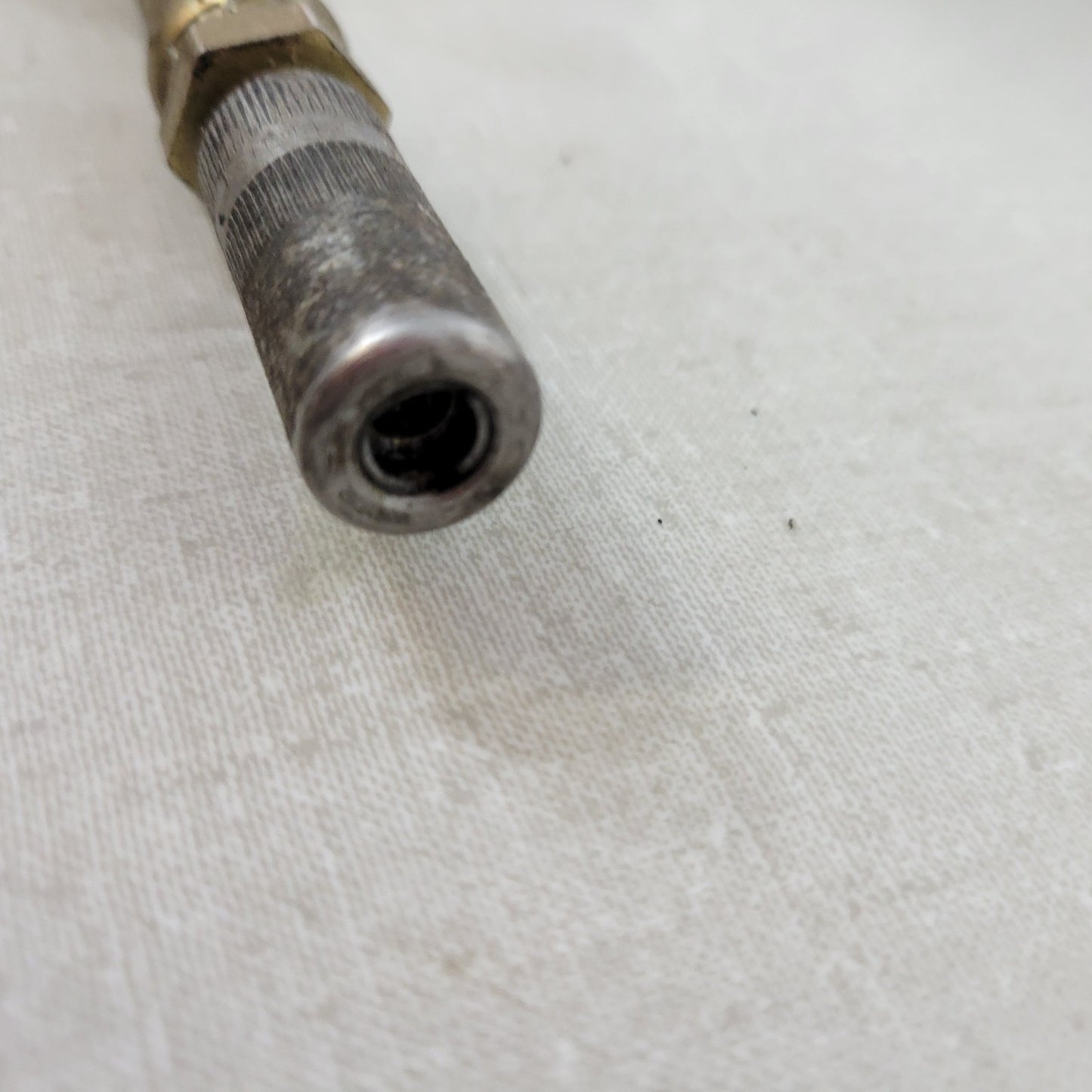 Vintage Hand-Pump Grease Gun Missing Bottom Tube Holder