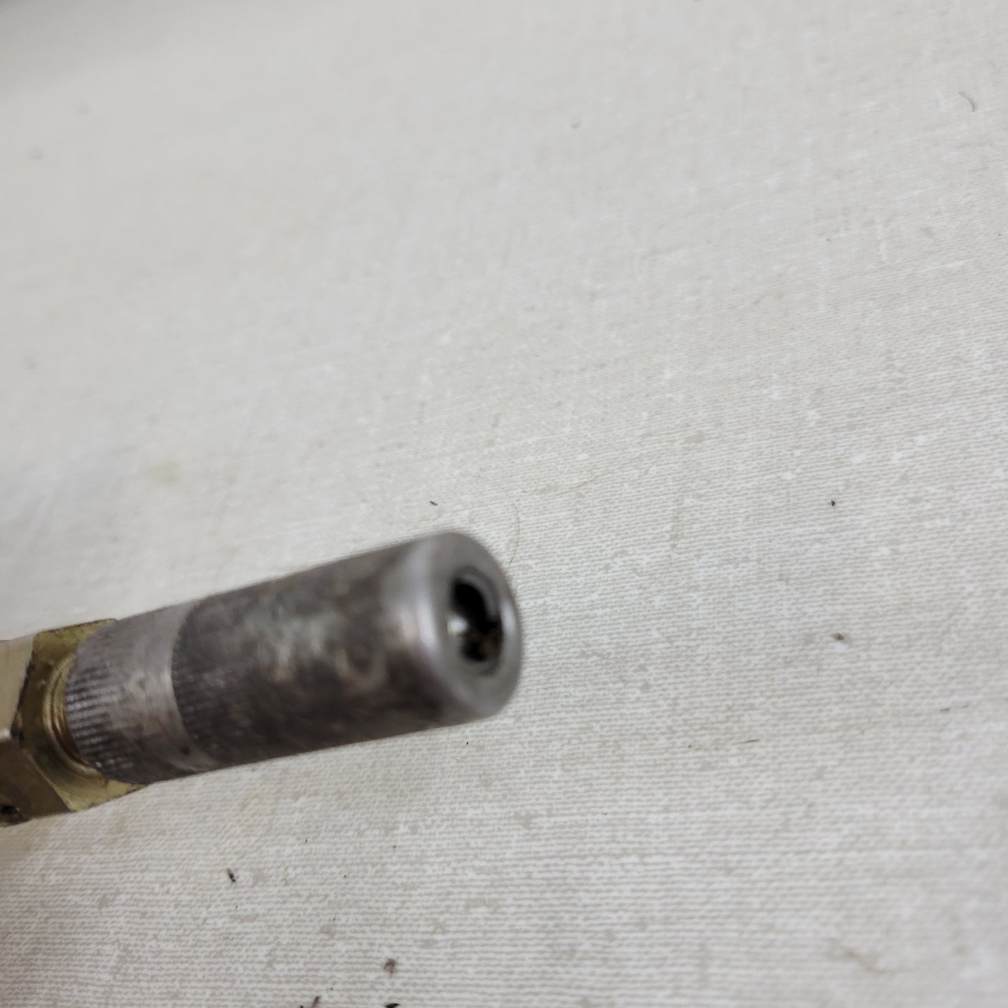 Vintage Hand-Pump Grease Gun Missing Bottom Tube Holder