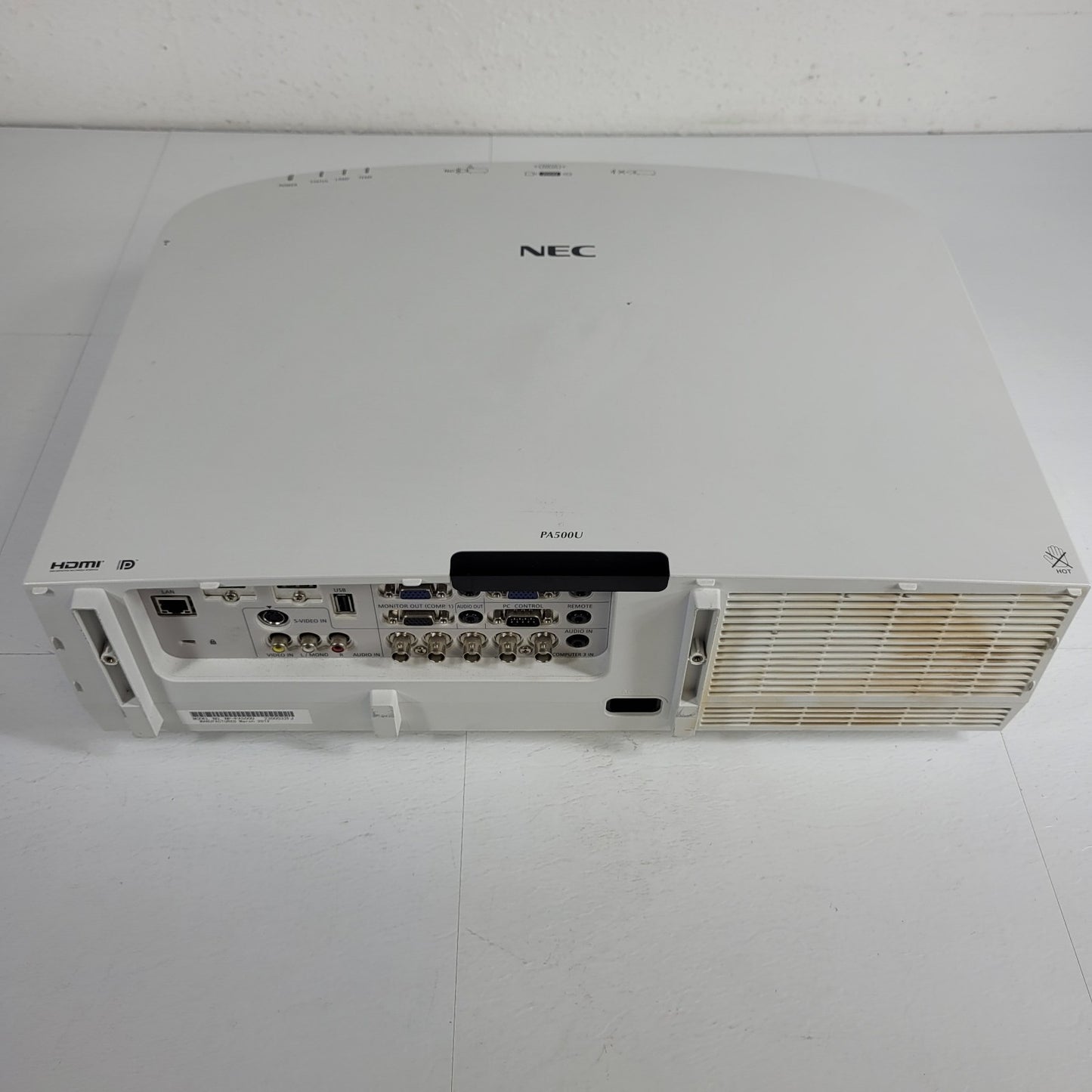 *PARTS* NEC NP-PA500U Projector For Parts Does Not Work Power & Status Flashing