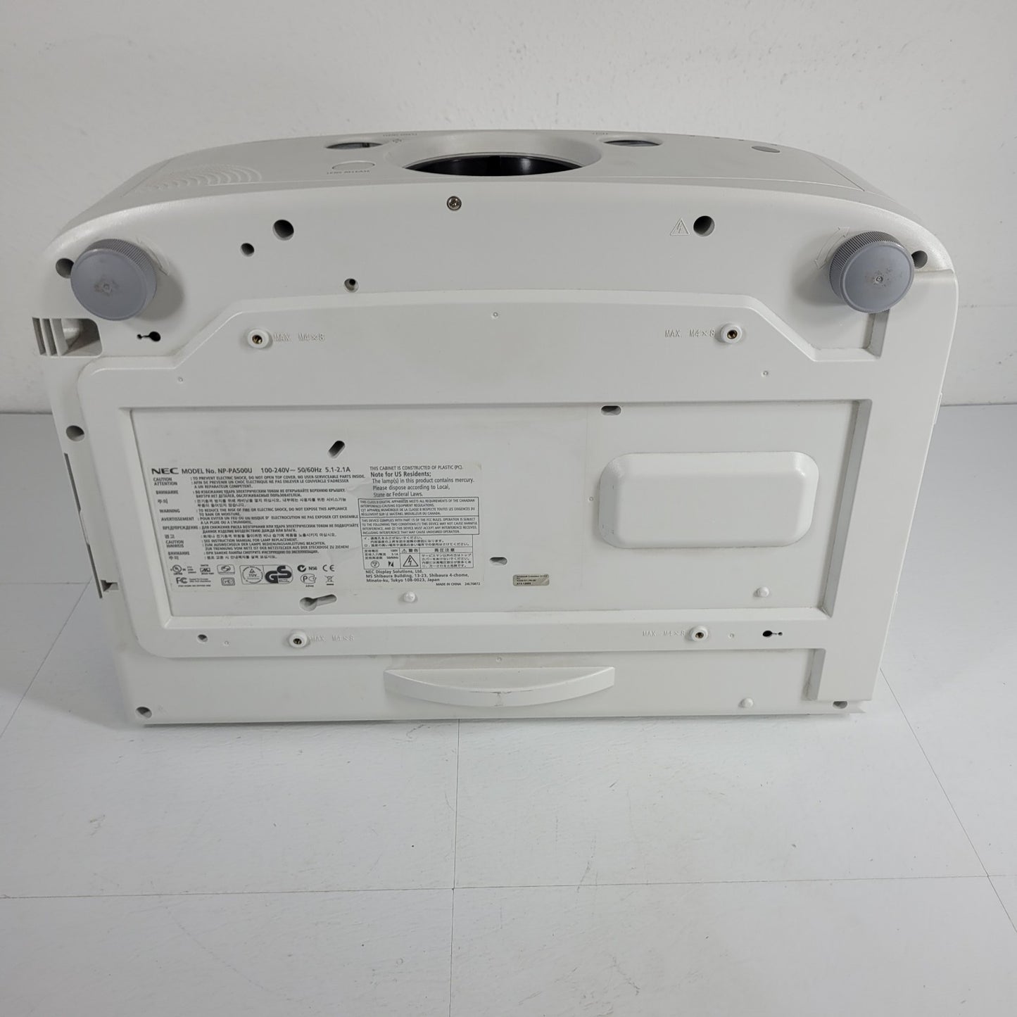*PARTS* NEC NP-PA500U Projector For Parts Does Not Work Power & Status Flashing