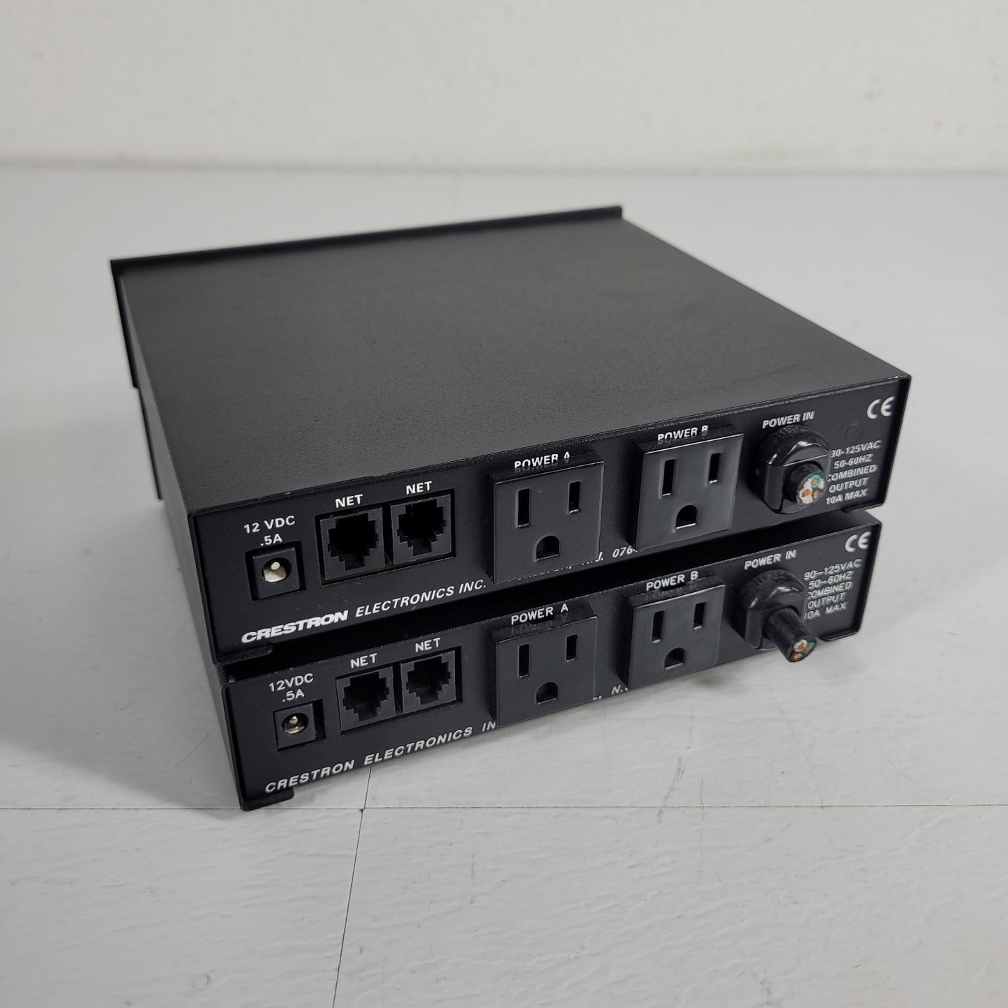 *PARTS* 2x Crestron ST-PC Dual AC Power Control Module *CUT POOWER CORD* STPC