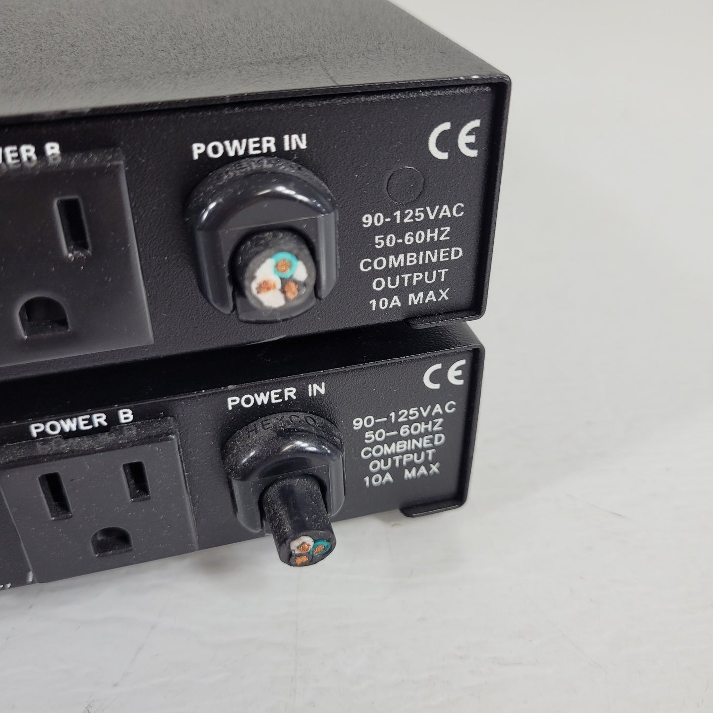 *PARTS* 2x Crestron ST-PC Dual AC Power Control Module *CUT POOWER CORD* STPC