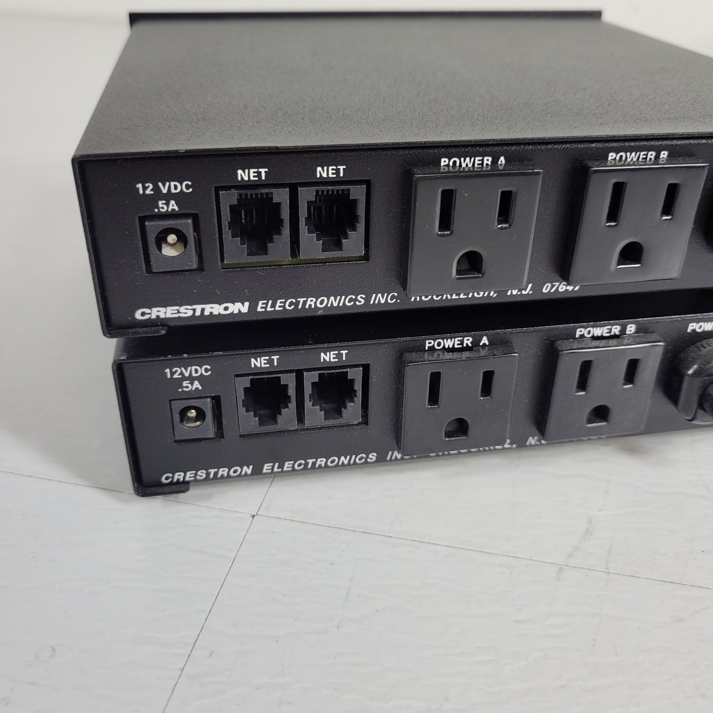 *PARTS* 2x Crestron ST-PC Dual AC Power Control Module *CUT POOWER CORD* STPC