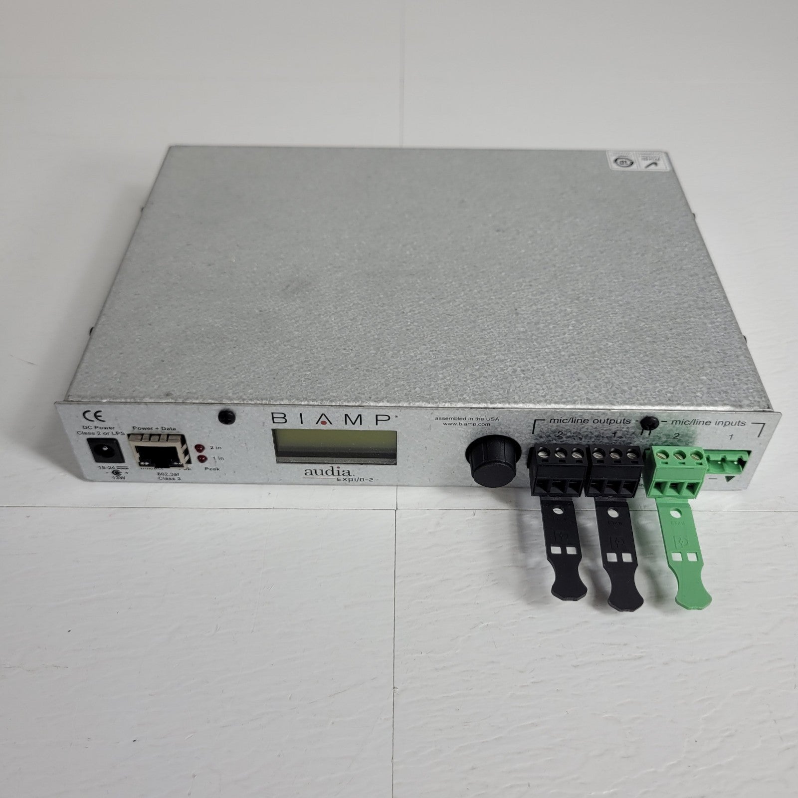 *READ* Biamp Audia EXPI/O-2 Input/Output Expander Module PoE 2 Input 2 ...