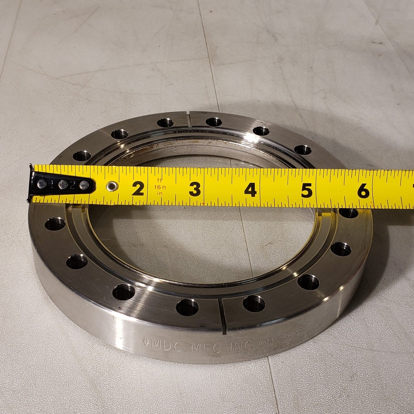 MDC 6" CF Conflat Glass Viewport DN100CF 100CF 4" Port Hole Diameter High Vacuum