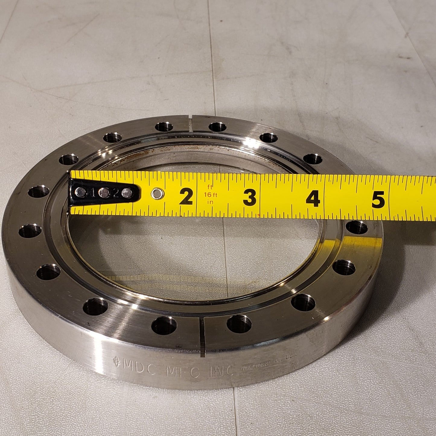 MDC 6" CF Conflat Glass Viewport DN100CF 100CF 4" Port Hole Diameter High Vacuum