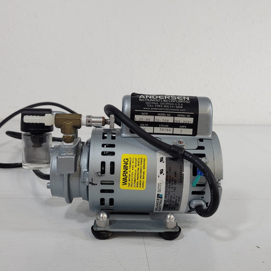TESTED Thermo Andersen Gast Samplers 10-709 Vacuum Gas Pump 1/10HP 110v 1531-107