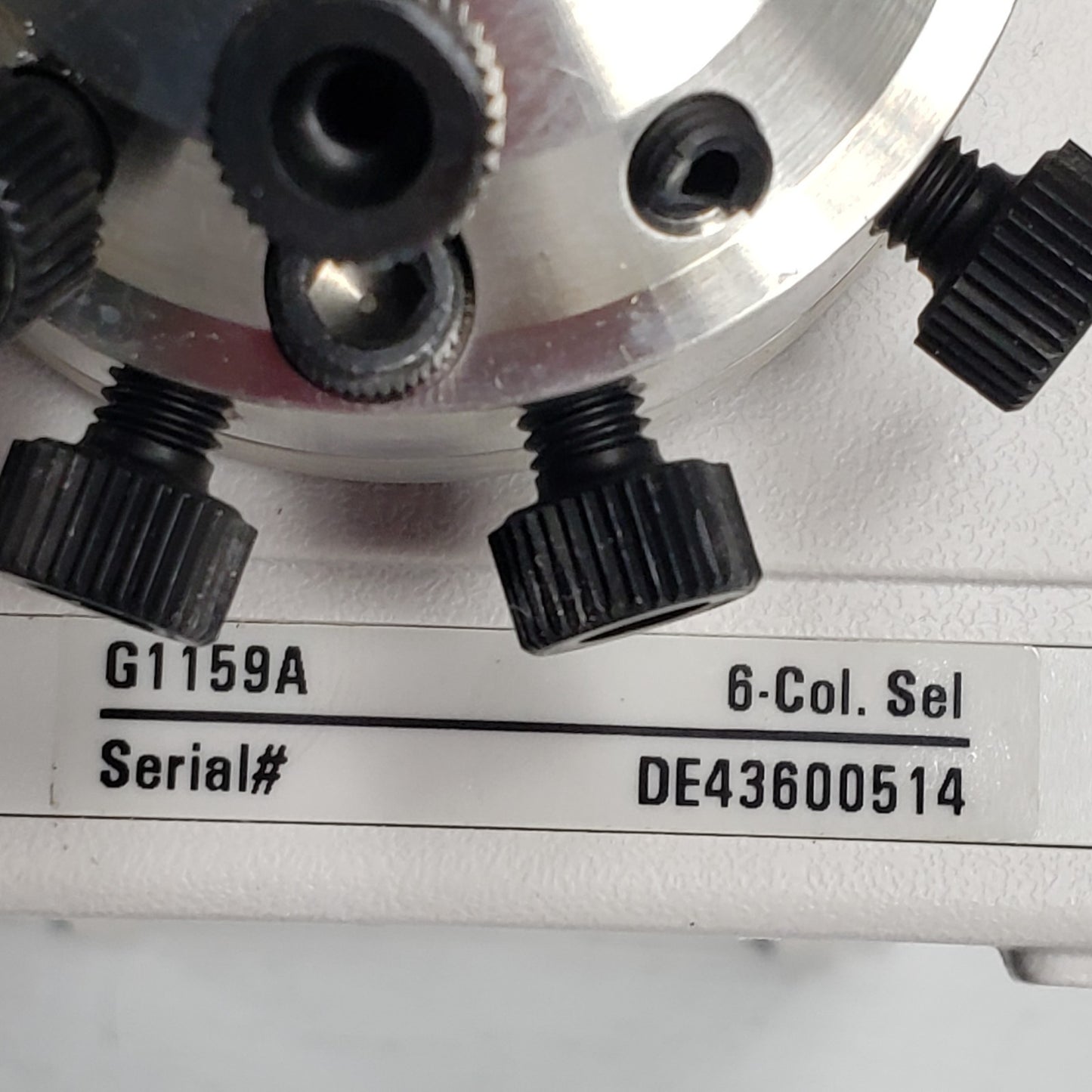 Agilent 6-Col Sel G1159A HPLC LC Chromatography 6-Position Selection Valve