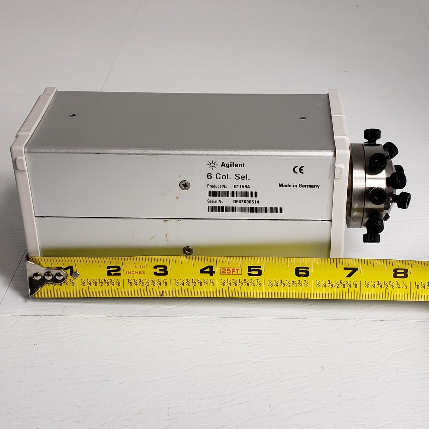 Agilent 6-Col Sel G1159A HPLC LC Chromatography 6-Position Selection Valve
