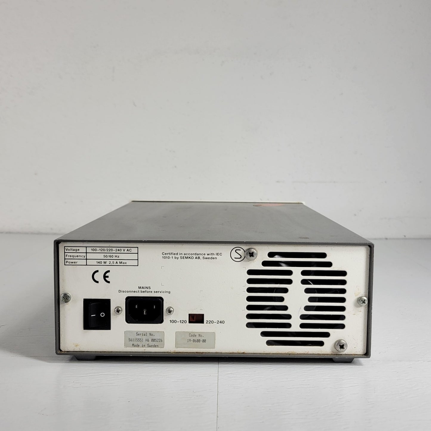 Tested Works Pharmacia EPS 600 Biotech Electrophoresis Power Supply 19-0600-00