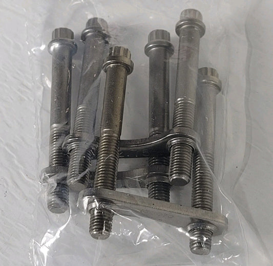 DN35CF 2.75" CF Conflat Hardware Kit 6 Bolts With Nuts 2-1/4" Long High Vacuum