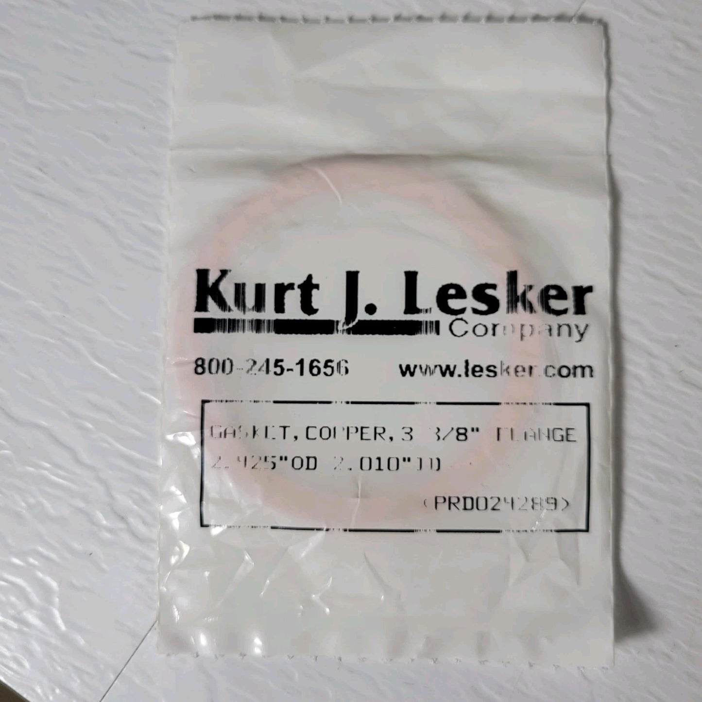 Kurt J. Lesker Copper Conflat Gasket 2.75" DN35CF *Pack Of 11* High Vacuum Seal