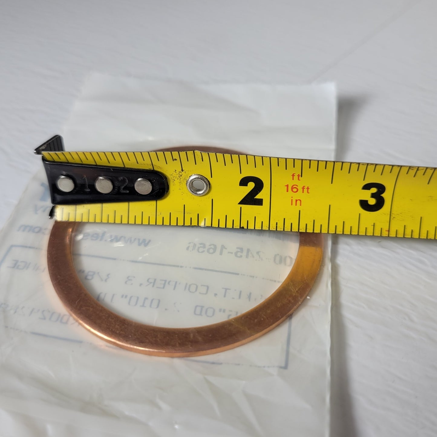Kurt J. Lesker Copper Conflat Gasket 2.75" DN35CF *Pack Of 11* High Vacuum Seal