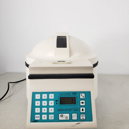 Tested Works Clay Adams BD Sero Fuge Centrifuge DOM 2002 420352 W/ 12 Rotor