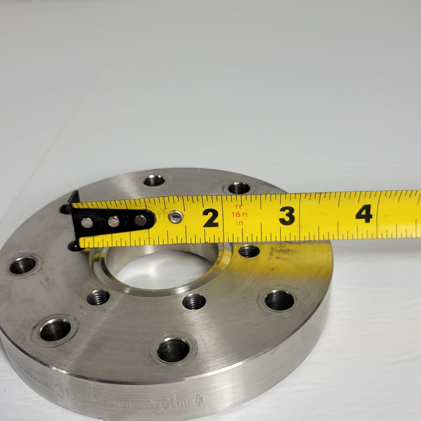 MDC DN63CF 4.5" Zero-Length Adapter DN35CF 2.75" CF Ultra High Vacuum UHV SS