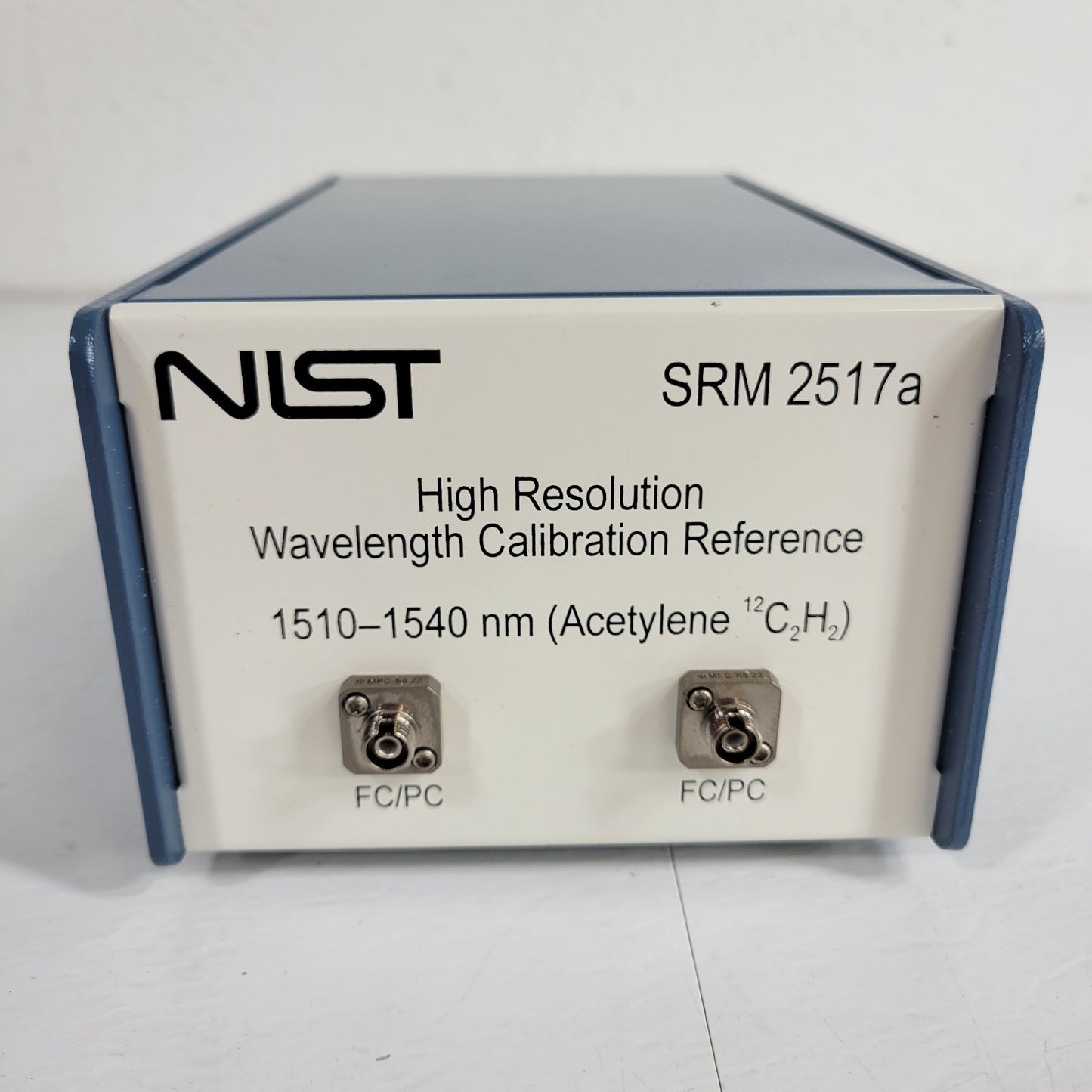 NIST SRM-2517a Hi-Res Wavelength Calibration Reference 1510-1540nm Acetylene