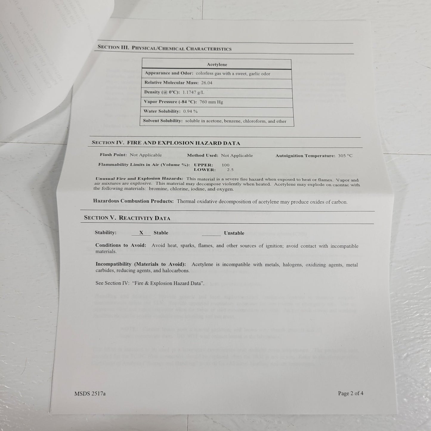 NIST SRM-2517a Hi-Res Wavelength Calibration Reference 1510-1540nm Acetylene