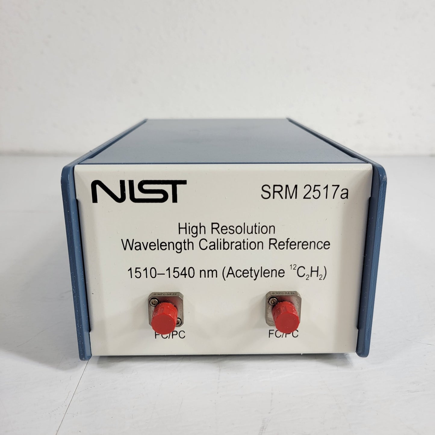 NIST SRM-2517a Hi-Res Wavelength Calibration Reference 1510-1540nm Acetylene