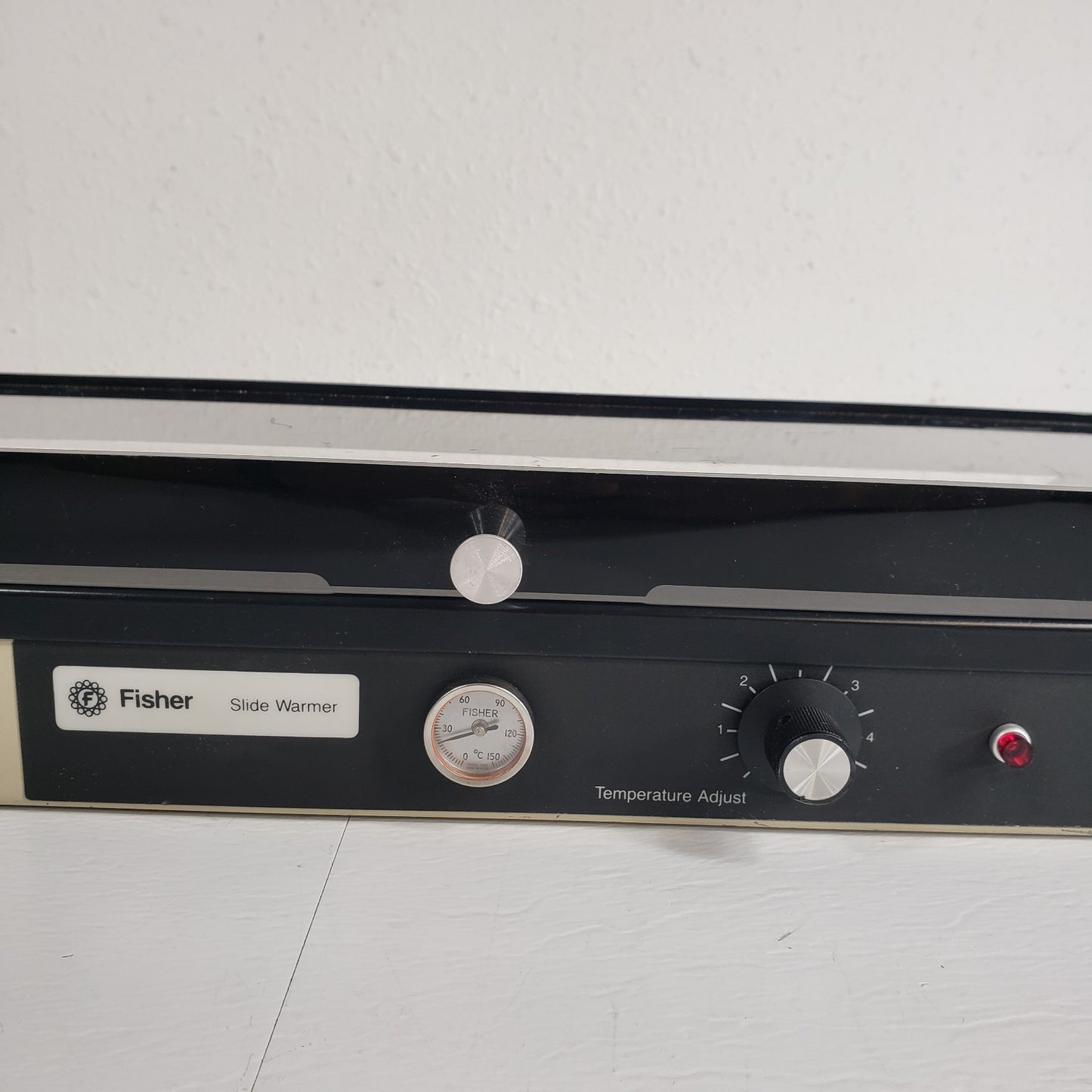 Tested Fisher Scientific 77 Slide Sample Warmer Adjustable Temperature w/ Gauge
