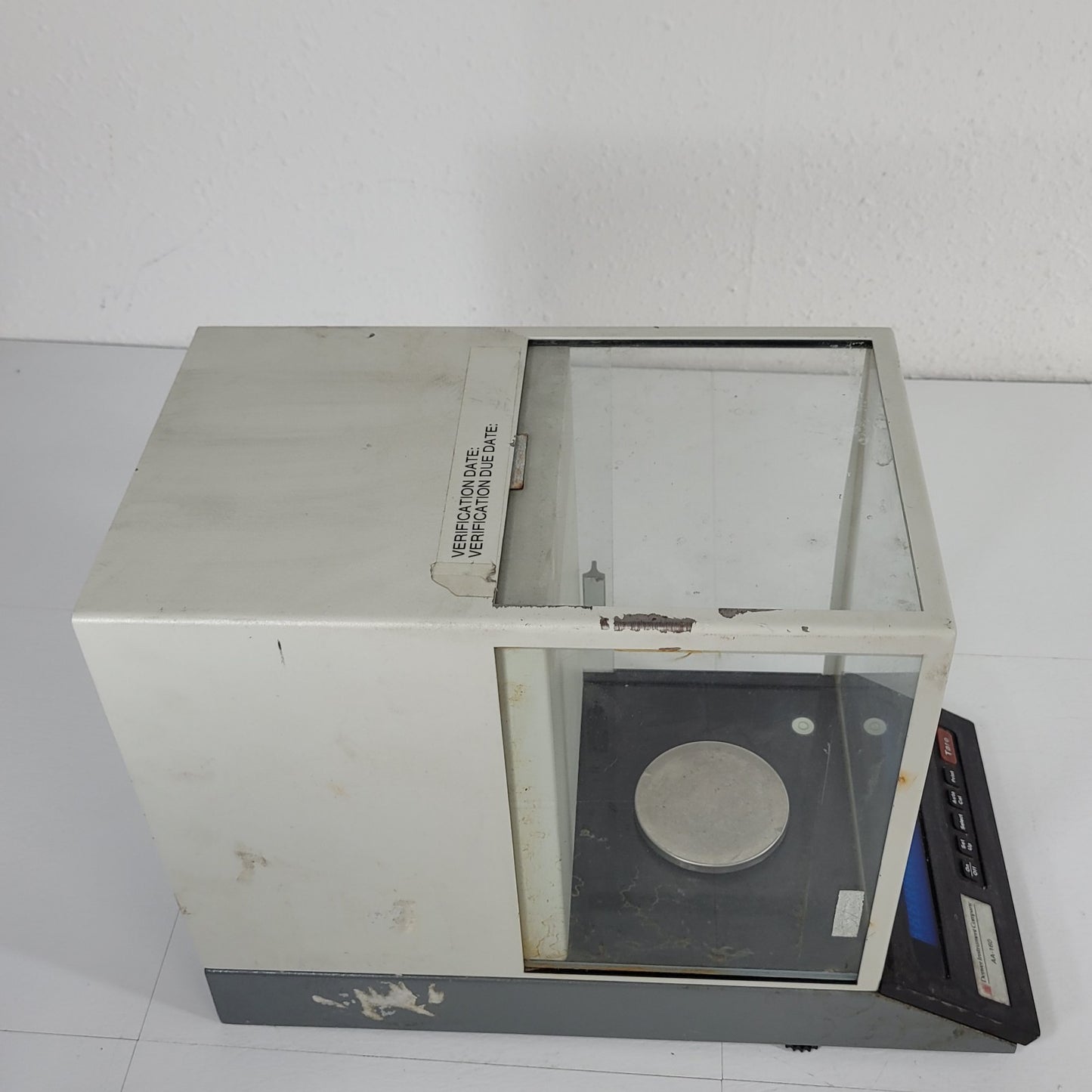 TESTED Denver AA-160 Top Loading Scale Precision Balance w/ Draft Shield