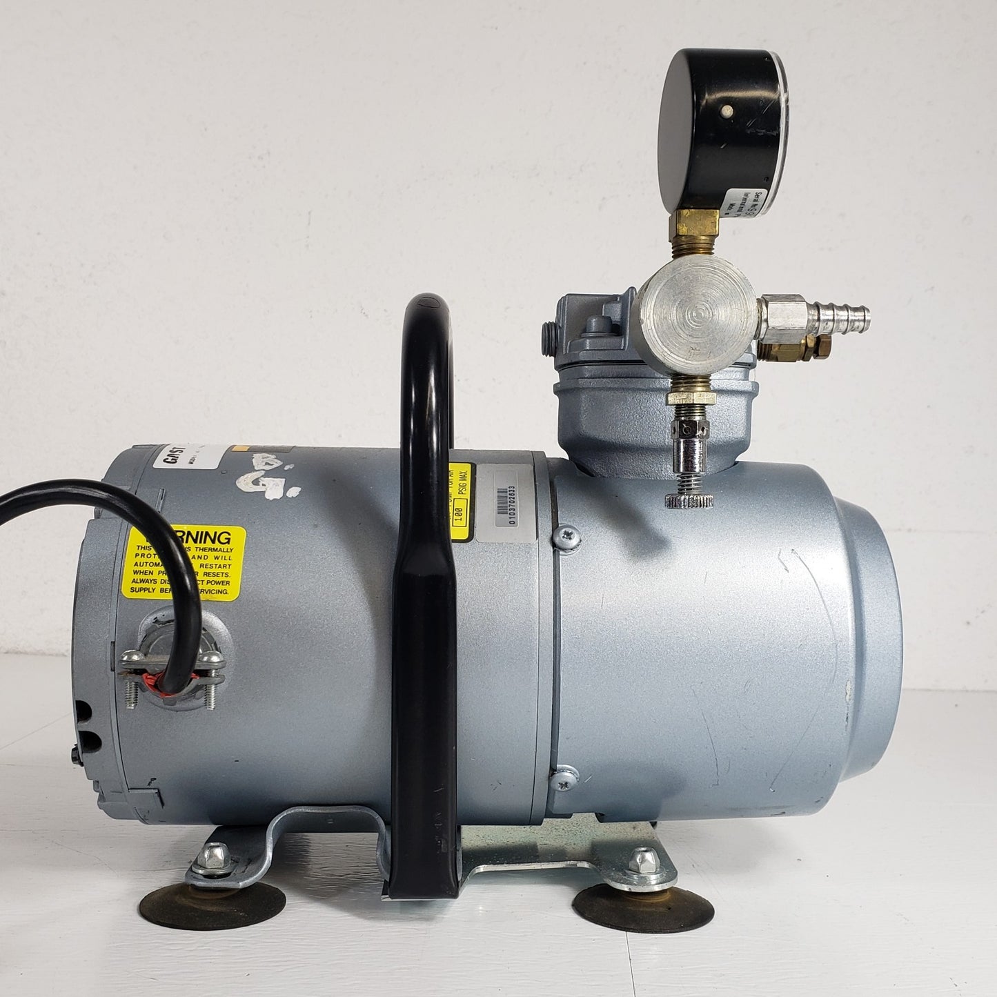 TESTED WORKS Gast 1HAB Piston Air Compressor 1/6HP M100GX GE 5KH33GN293JX