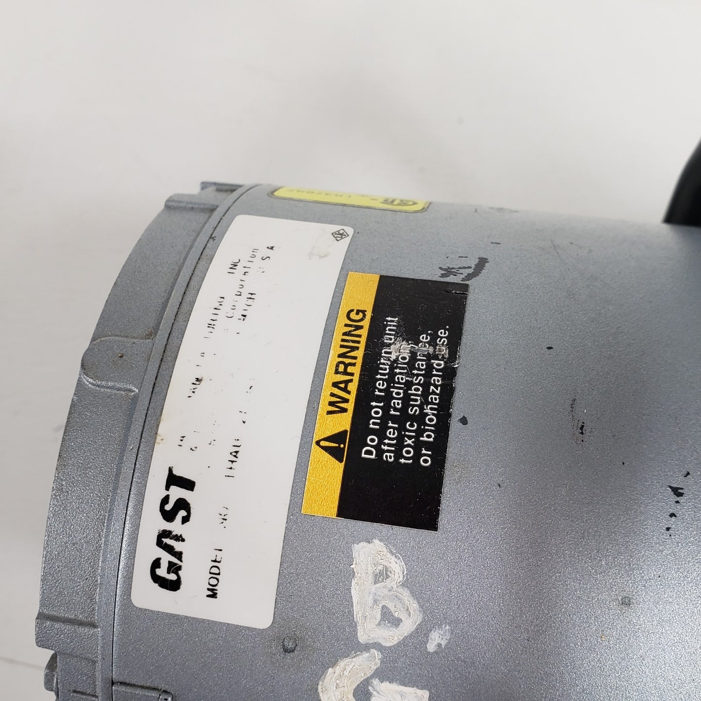 TESTED WORKS Gast 1HAB Piston Air Compressor 1/6HP M100GX GE 5KH33GN293JX