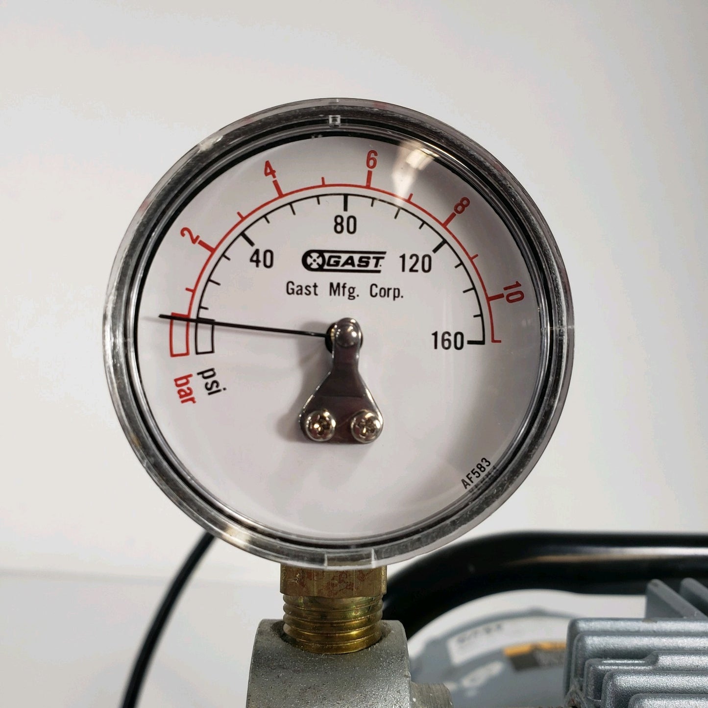 TESTED WORKS Gast 1HAB Piston Air Compressor 1/6HP M100GX GE 5KH33GN293JX