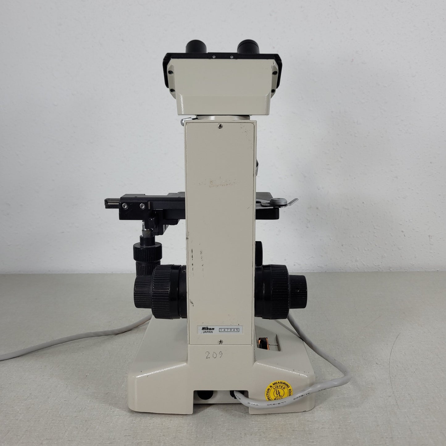 LOADED TESTED Nikon Alphaphot YS-2 Binocular Microscope E4 E10 E40 E100