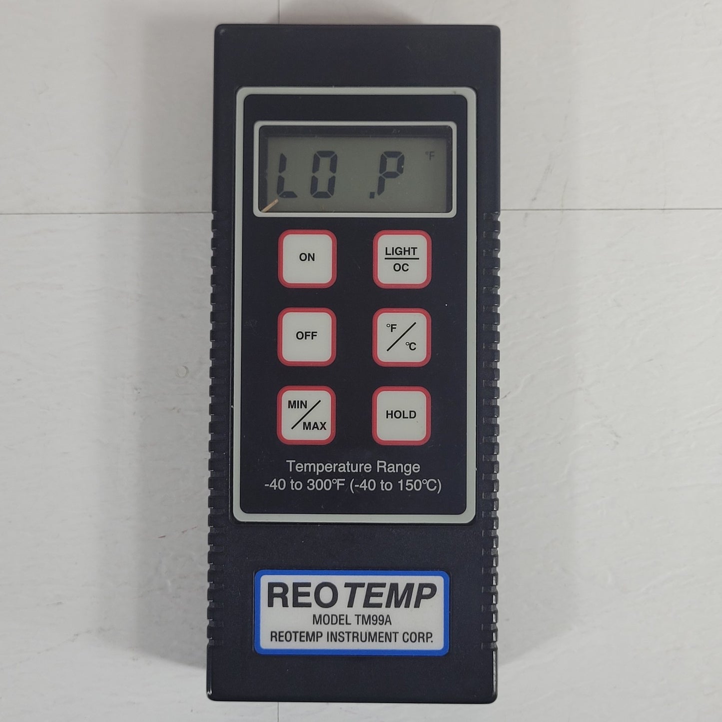 ReoTemp TM99A-UL Digital Thermometer -40° to 150°C Precision Temperature Monitor