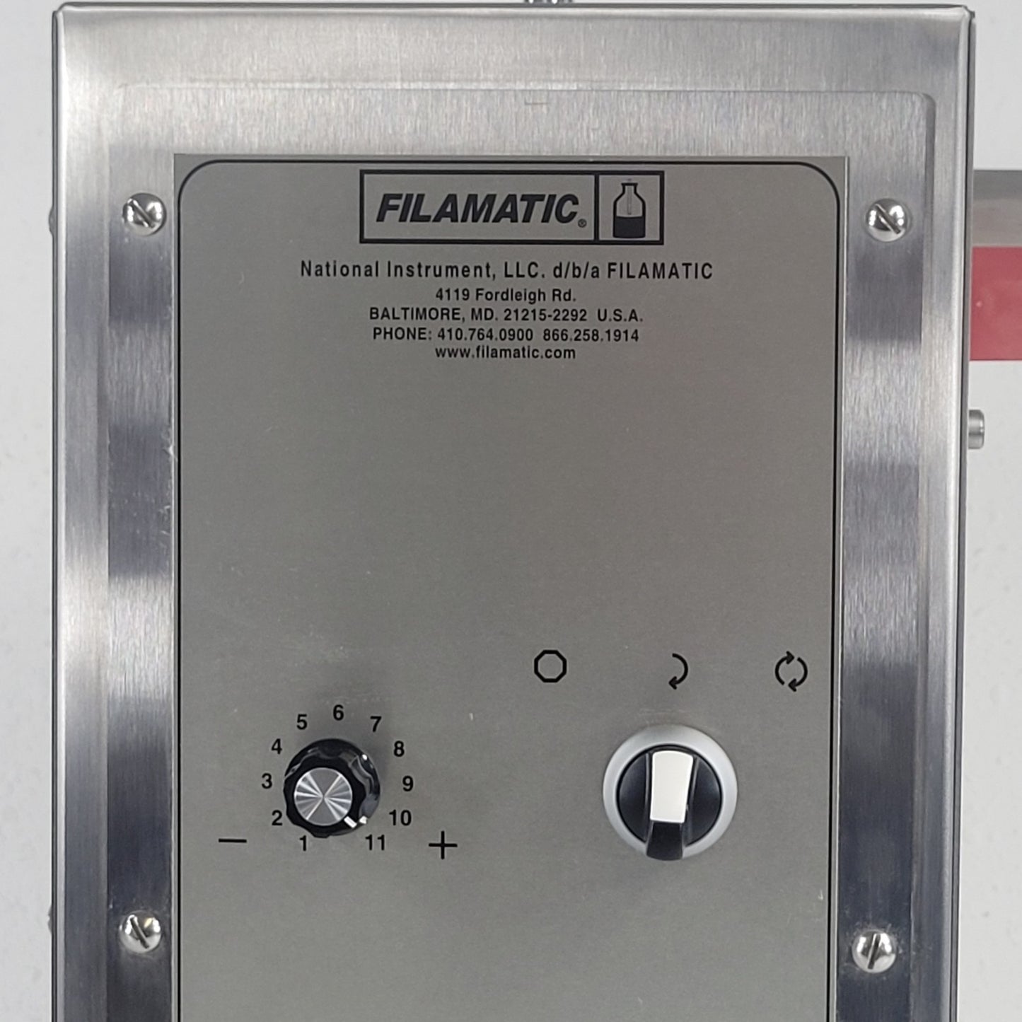 TESTED Filamatic AB Volumetric Vial Liquid Filling System Benchtop Dispenser