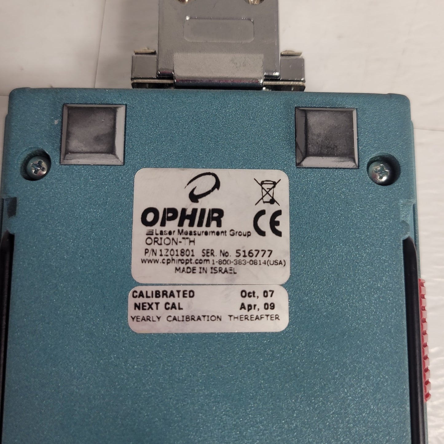 TESTED WORKS Ophir Orion/TH Handheld Laser Power Meter with 12A-SH-V1 Sensor