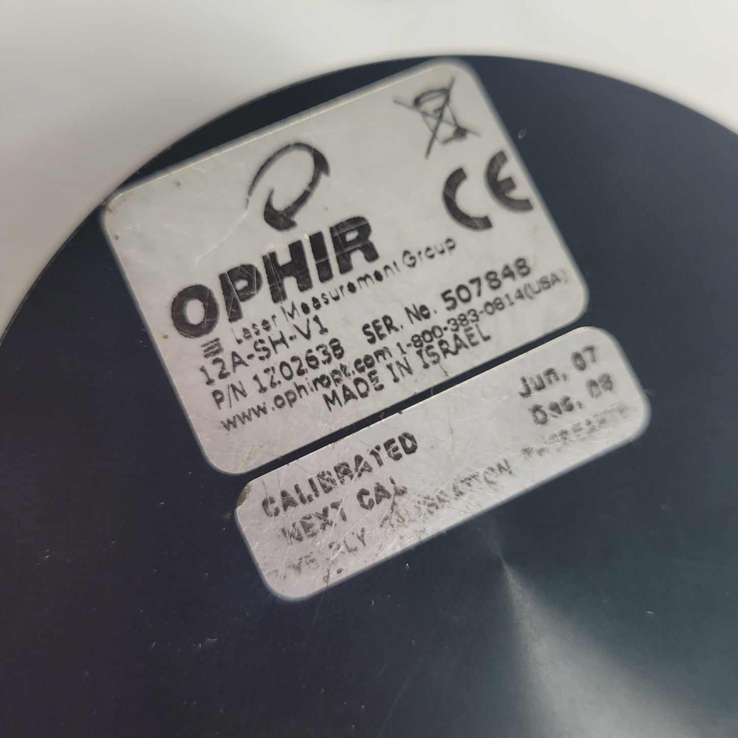 TESTED WORKS Ophir Orion/TH Handheld Laser Power Meter with 12A-SH-V1 Sensor